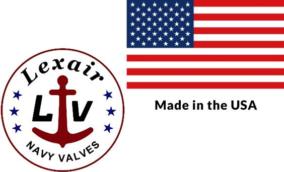 Lexair Navy Valves Made In the USA